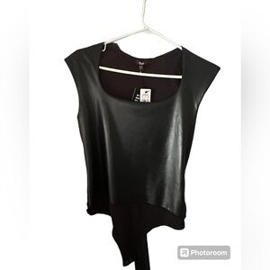 Body Contour Collection Bodysuit by Express in the color black . Size medium